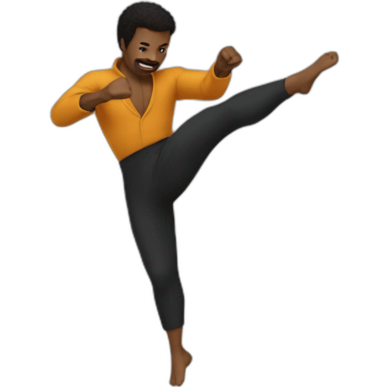 High kick emoji