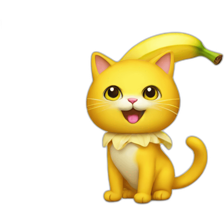 Cat Wearing A Banana Costume emoji