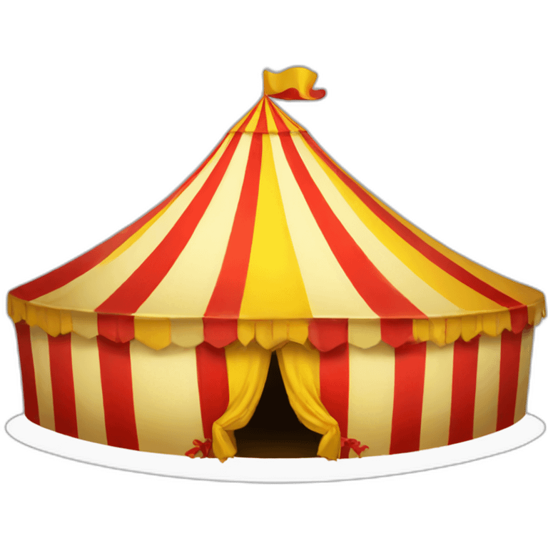 yellow-and-red-circus-tent emoji