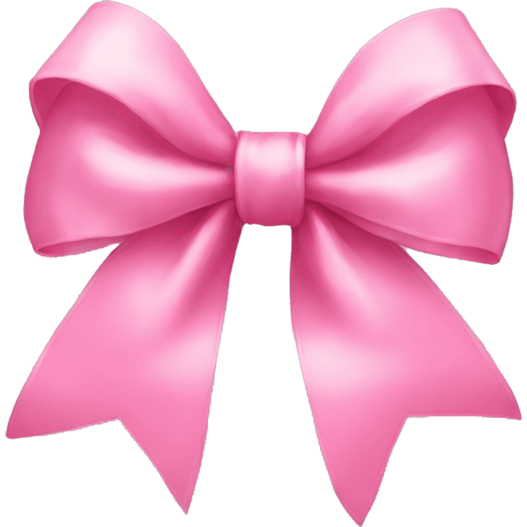 pretty pink bow emoji