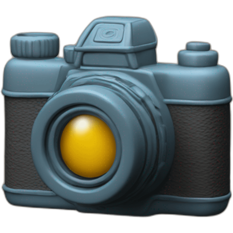 Plasticine slr film camera emoji