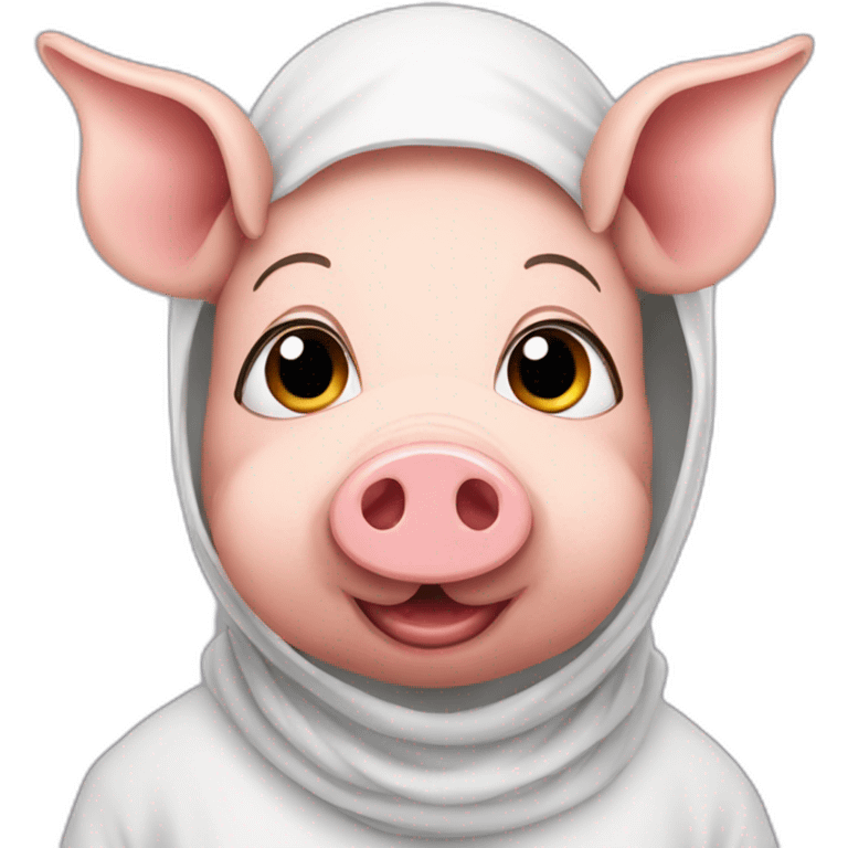 Pig Muslim emoji