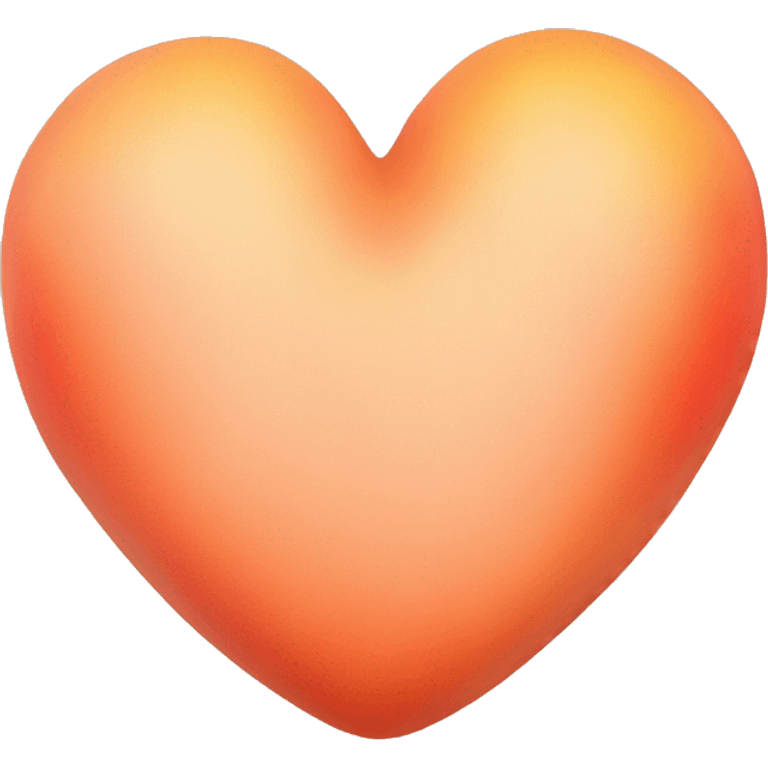 peach colored heart emoji