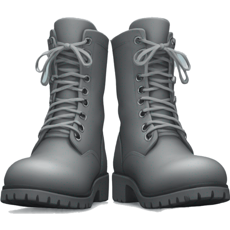 a pair of High grey boots emoji