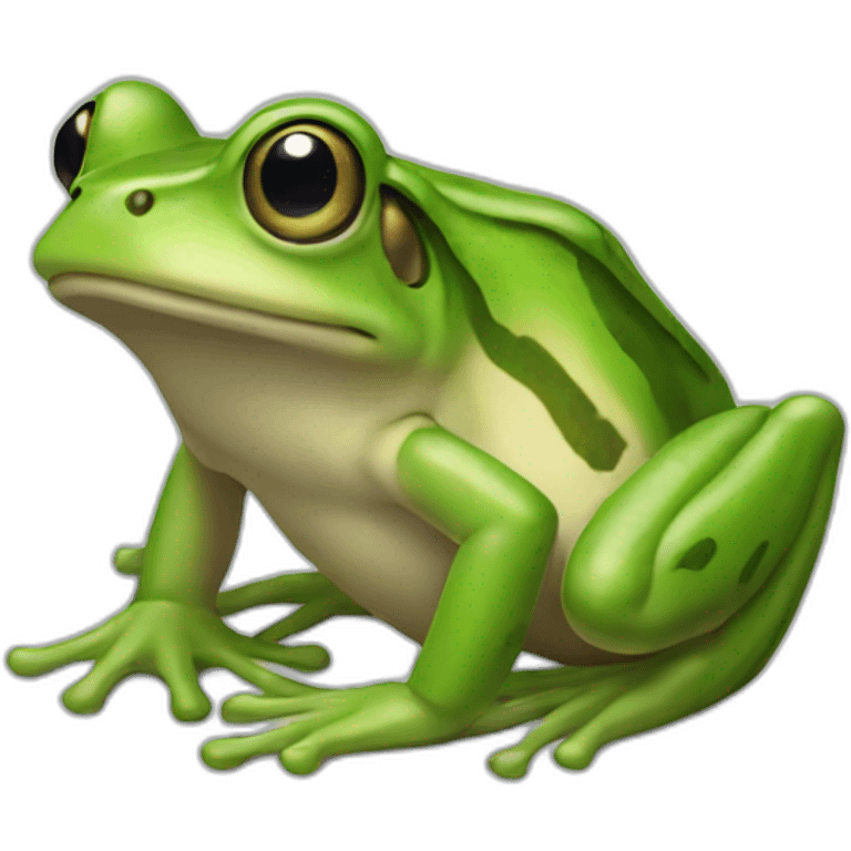 Grenouille choqué emoji