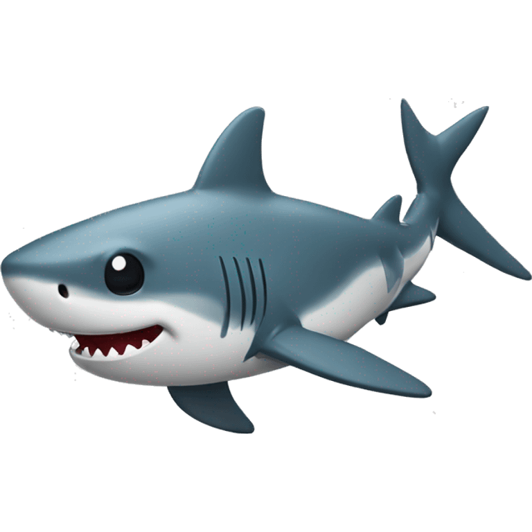 lucky shark logo emoji