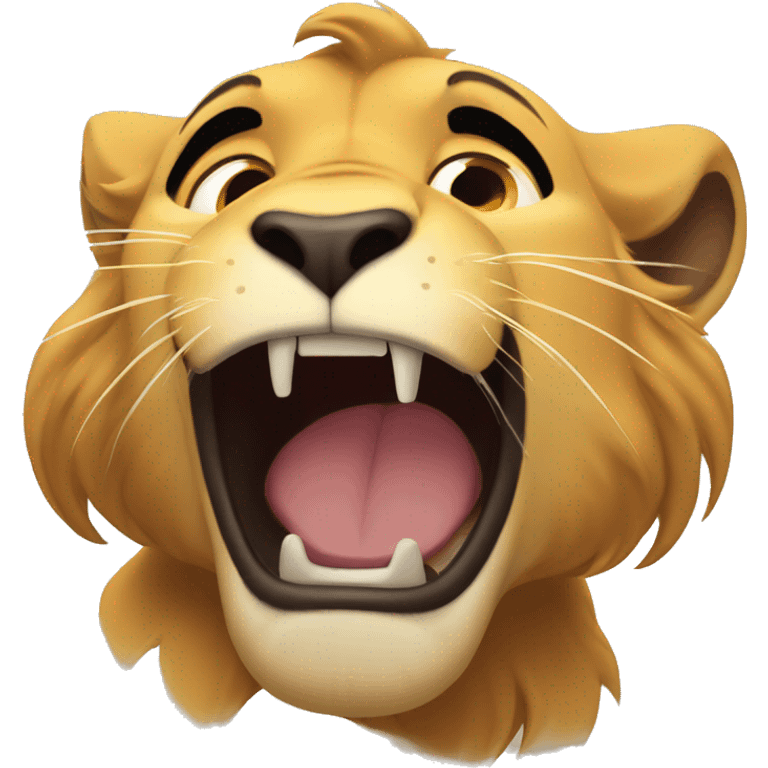 Simba Roaring emoji