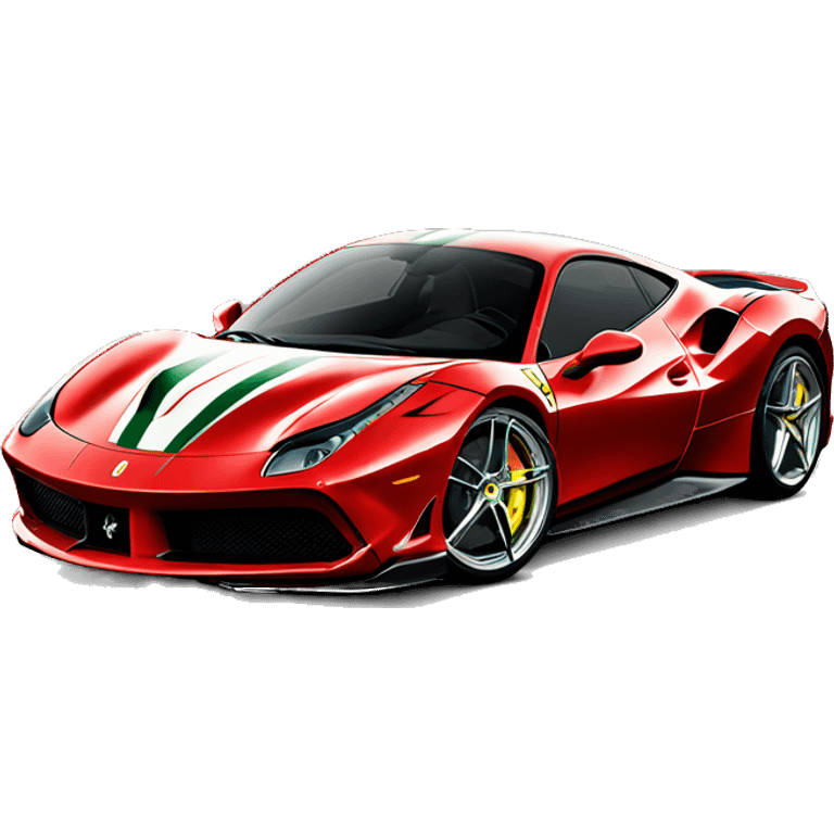 Ferrari 488 Pista emoji