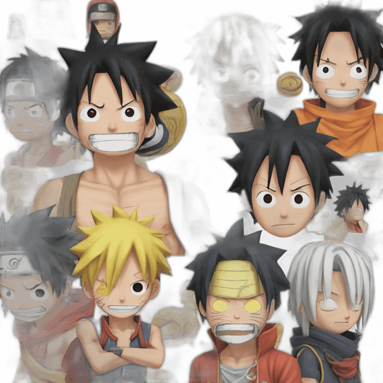 Luffy et naruto emoji