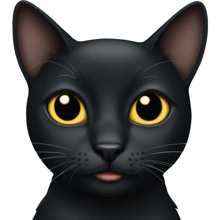 All black cat emoji