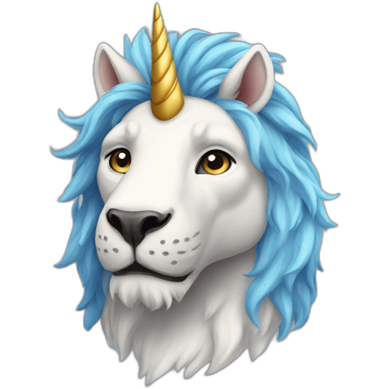 Unicorn lion emoji