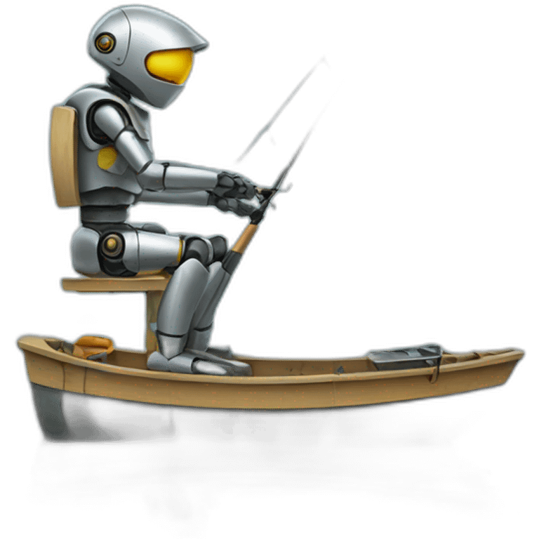 robot fishing emoji