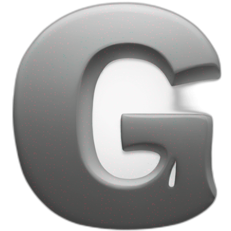 The letters g emoji