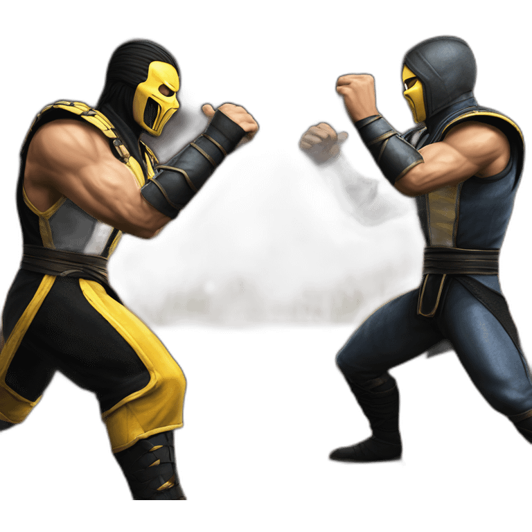 mortal kombat 2 battle between two people emoji