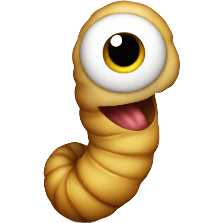 worm come from potatoe emoji