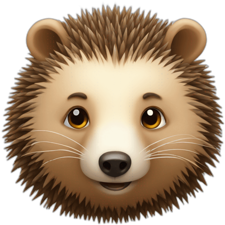 bear hedgehog emoji