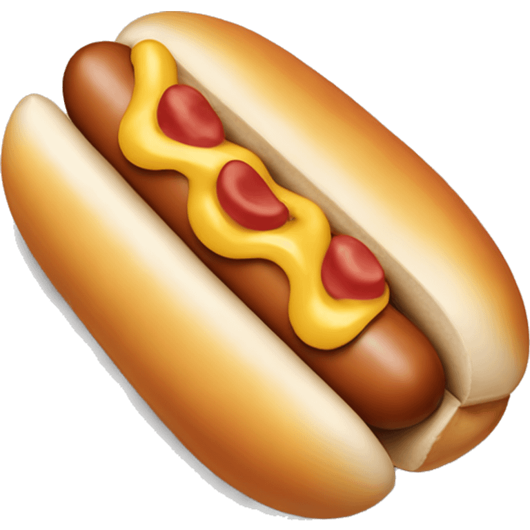 plain hotdog with no bun dripping milk emoji