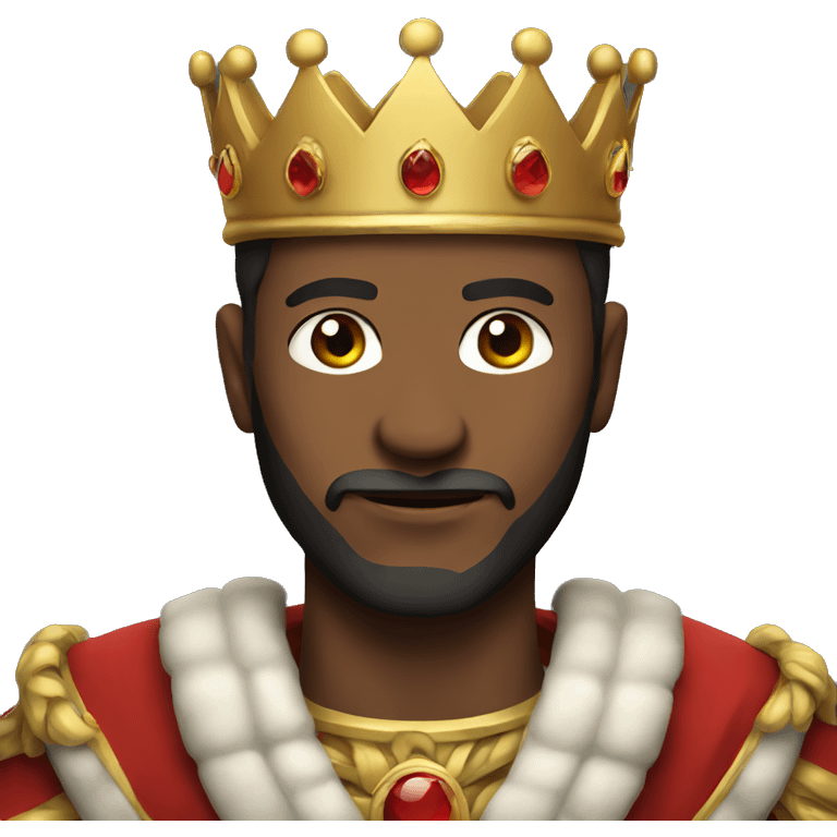 Man with crown emoji