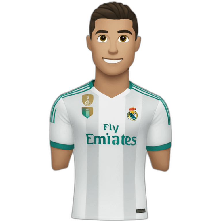 cristiano ronaldo doing siuu emoji