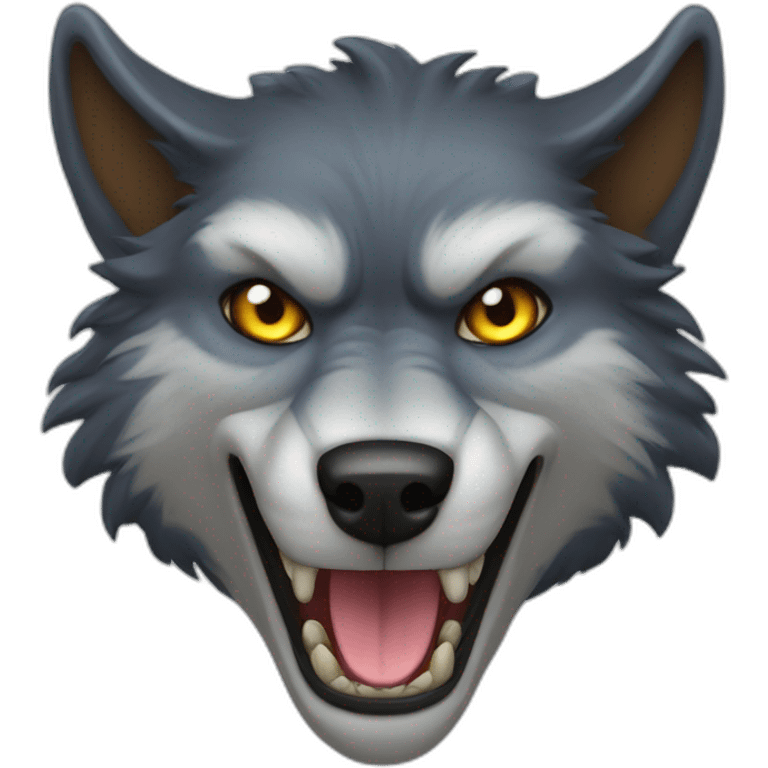 Loup garou emoji