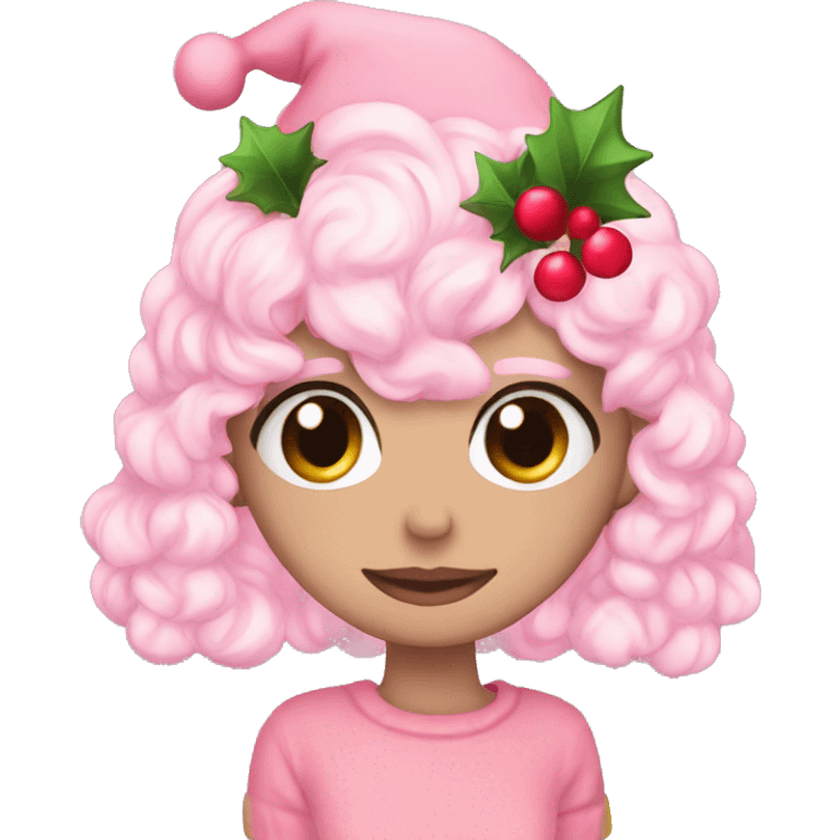 christmas pink cute aesthetic  emoji