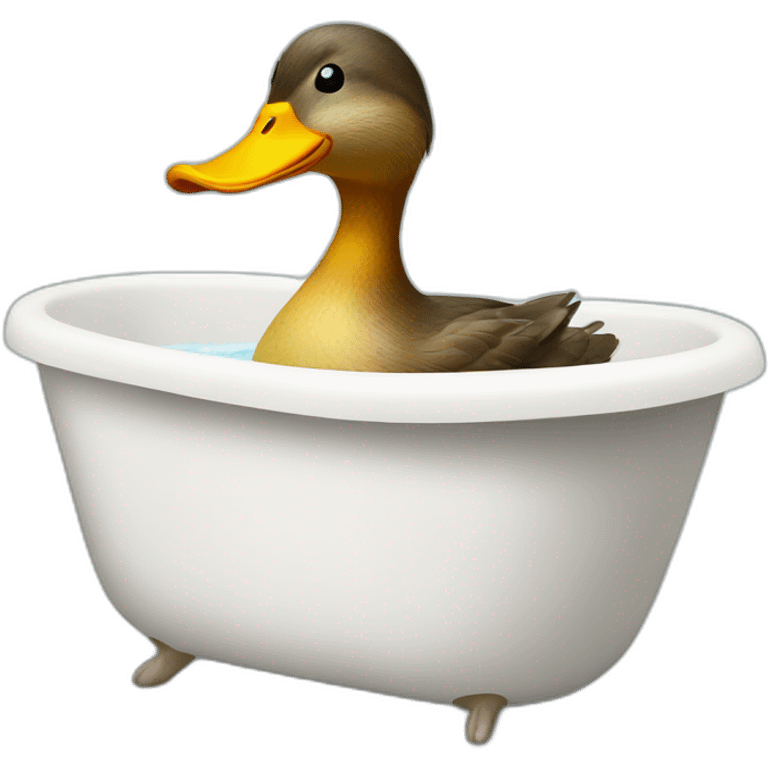 Bathtub duck emoji