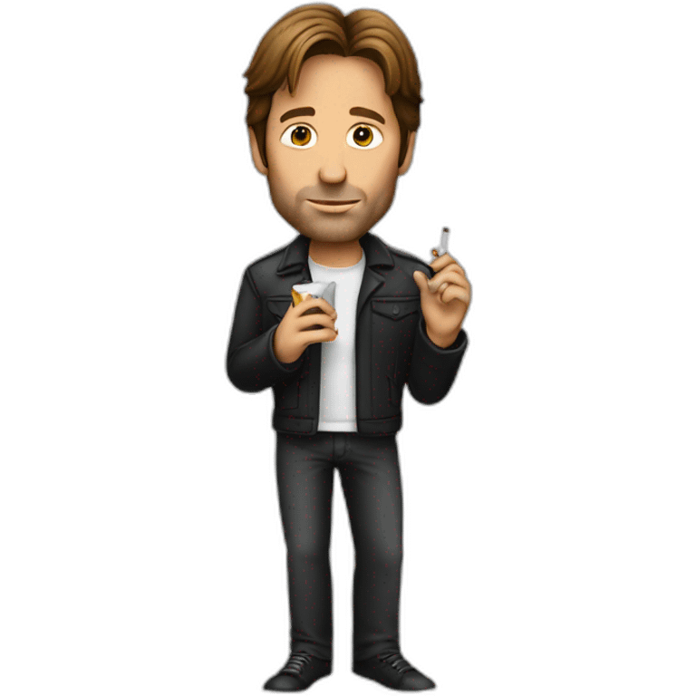 hank moody holding cigarette emoji