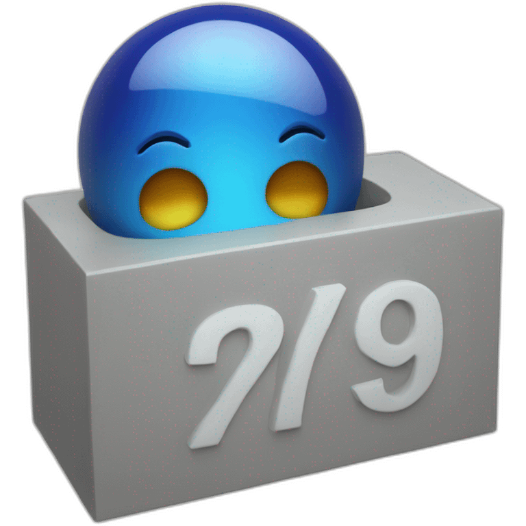 Percentage symbol in 3d emoji