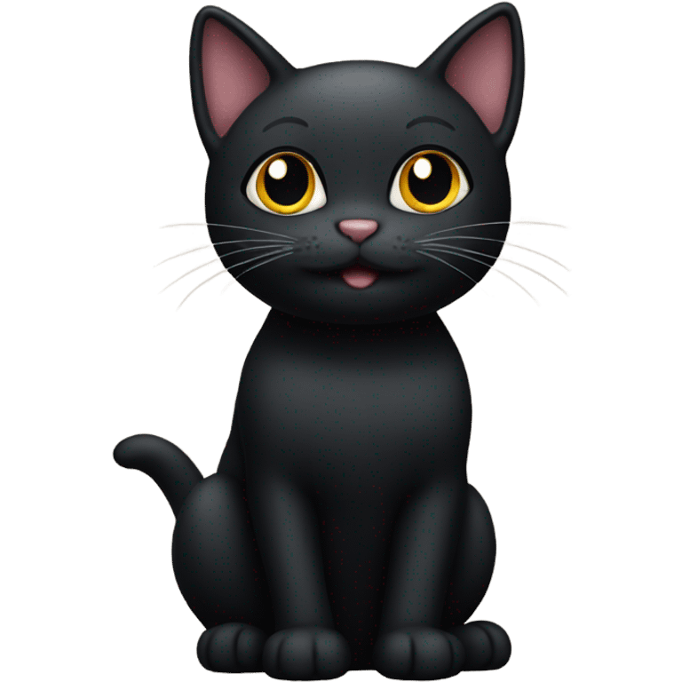 Black cat emoji