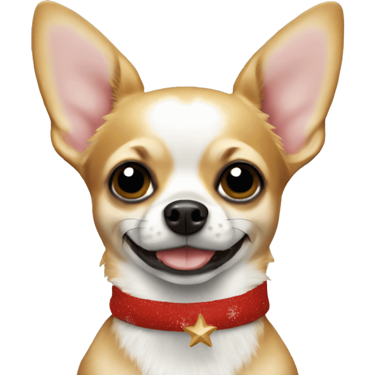 Christmas Chihuahua  emoji