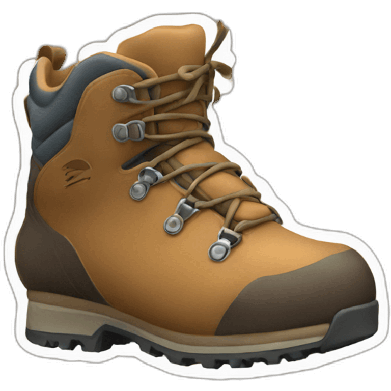 hiking boots emoji