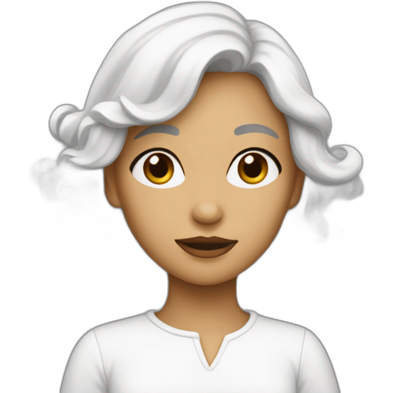 Une fille blanche emoji