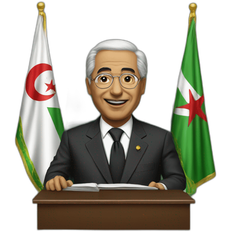 Algeria president emoji