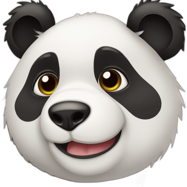 Panda calin chien emoji