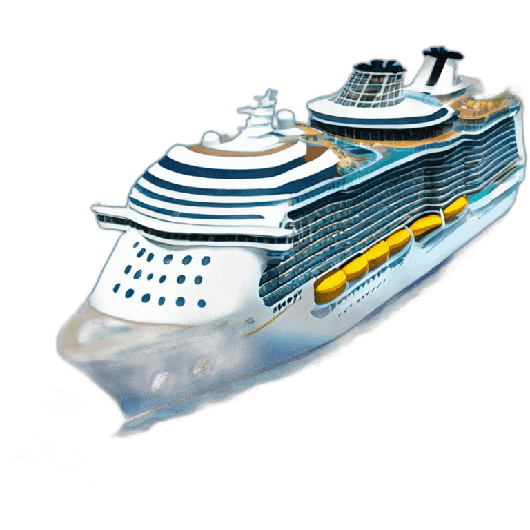 Royal Caribbean Oasis of the Seas Ship emoji