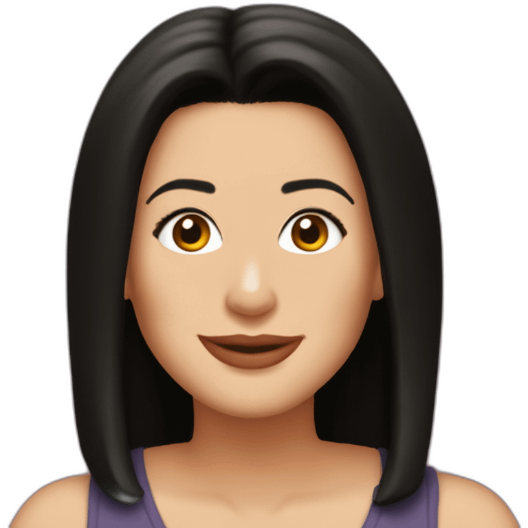 Monica geller de friends emoji