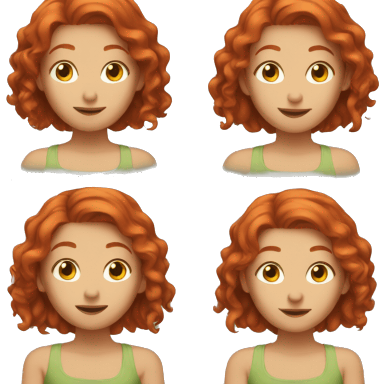 redhead give emoji