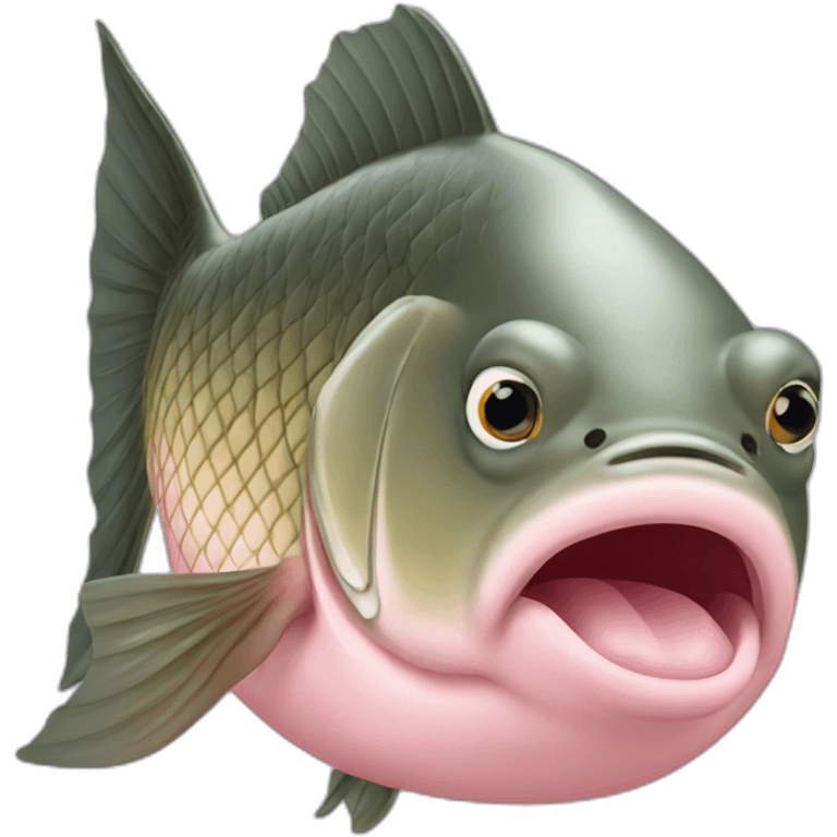 carp with pig nose emoji