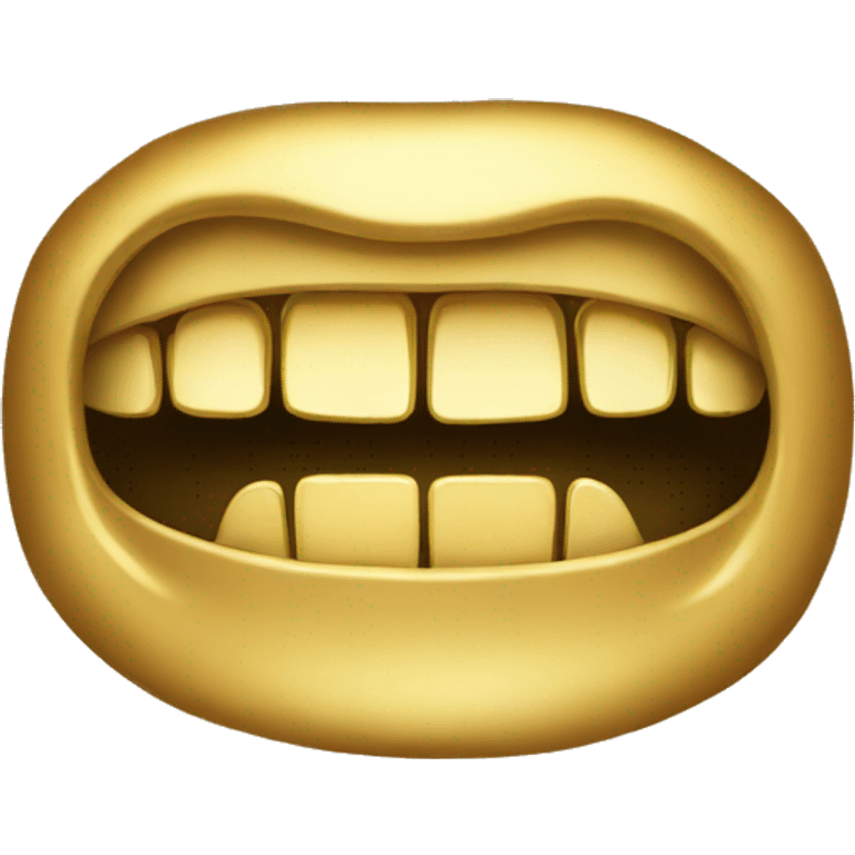 gold grills emoji