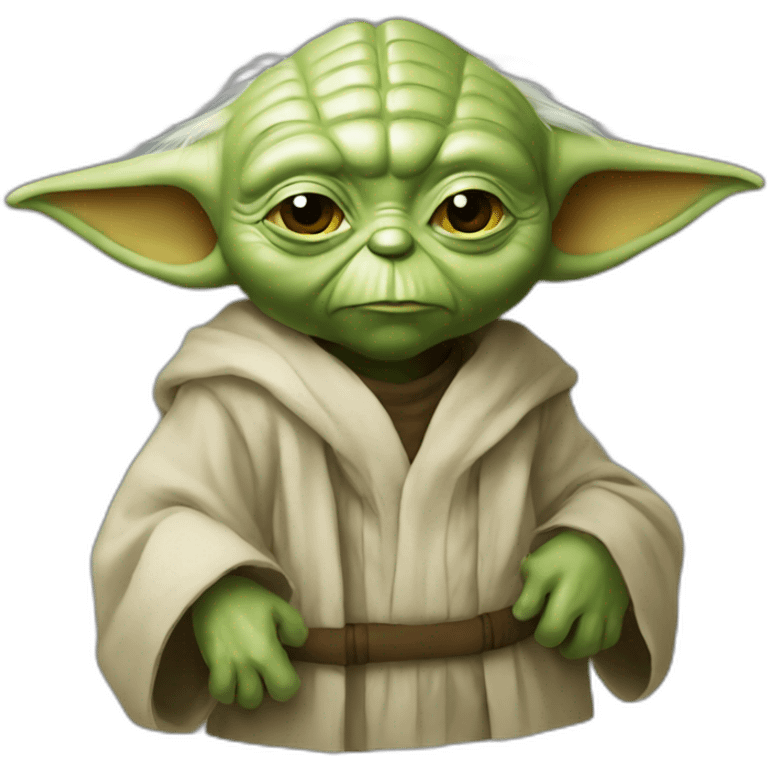 Master yoda in byke emoji