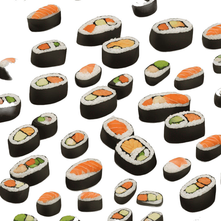 Hand roll sushi emoji