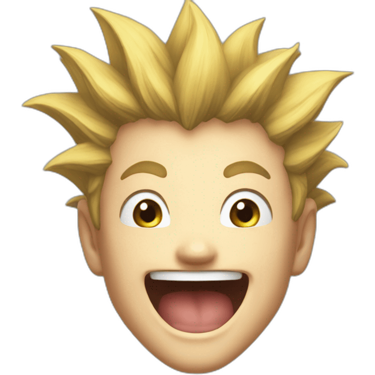 sangoku who laugh emoji