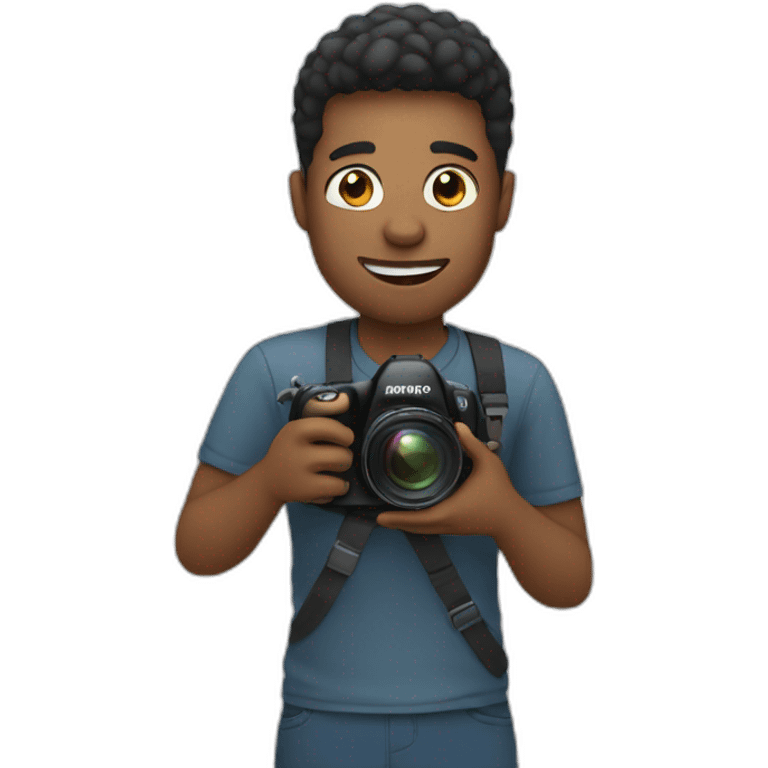 Video creator holding camera emoji