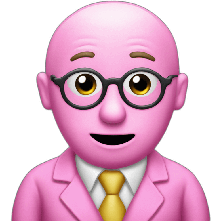 Mr Blobby nuclear physicist emoji