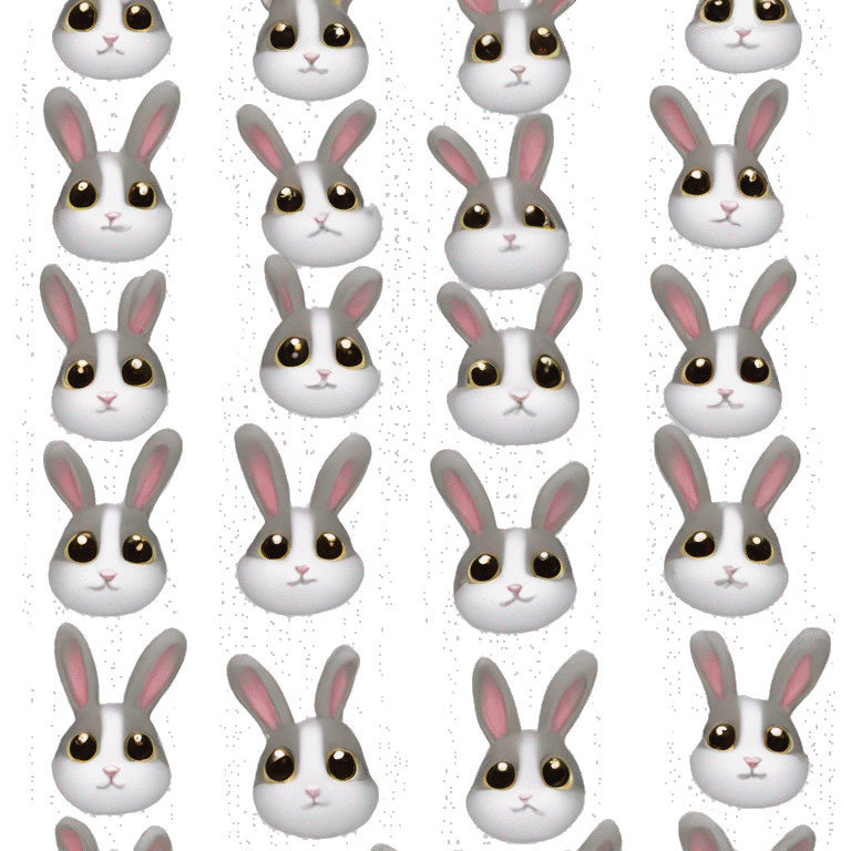 Christmas rabbits pajama  emoji