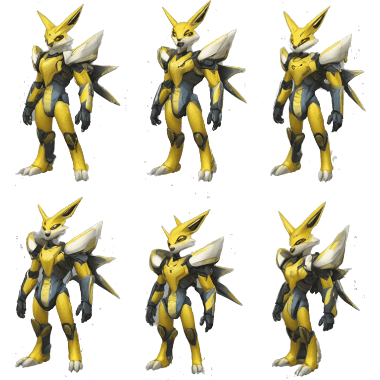 Renamon-Zeraora-Metabee-Mecha emoji