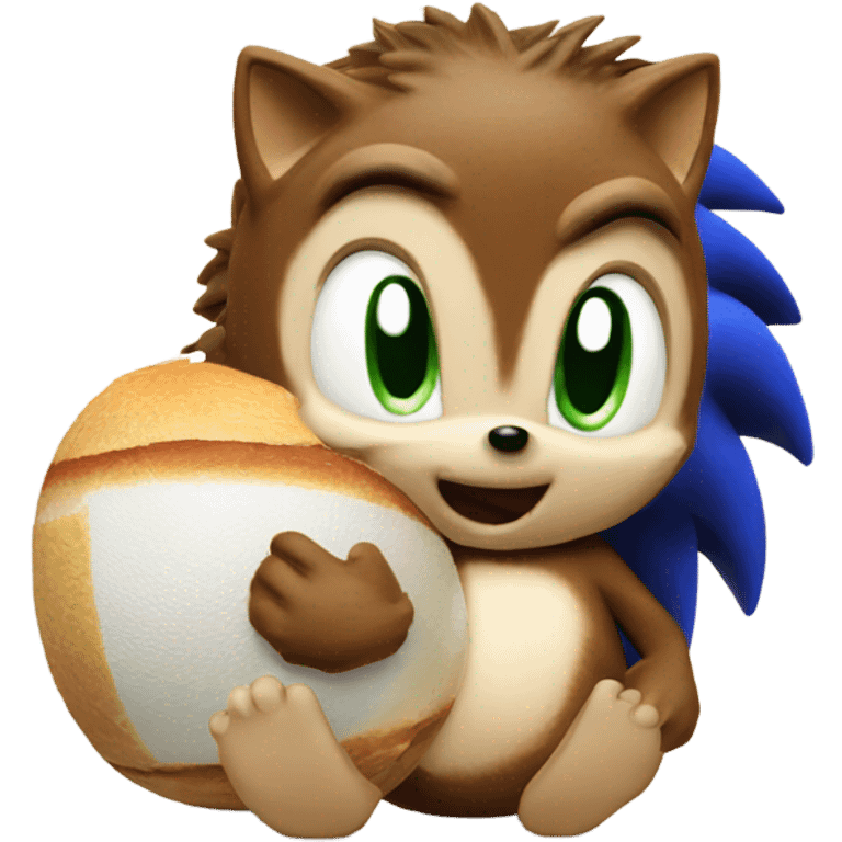 Pregnant sonic the hedgehog  emoji