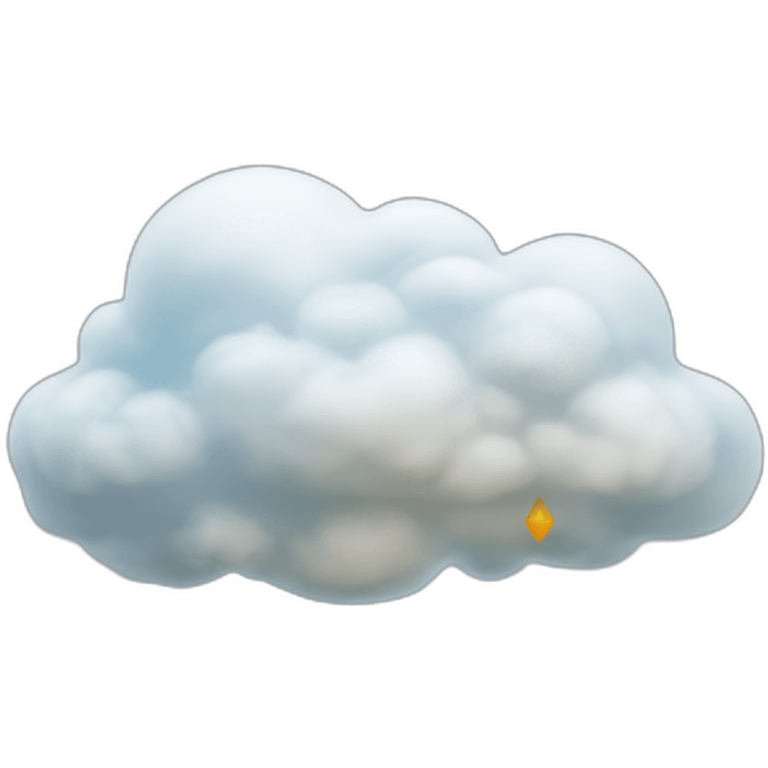 Cœur dans nuage emoji