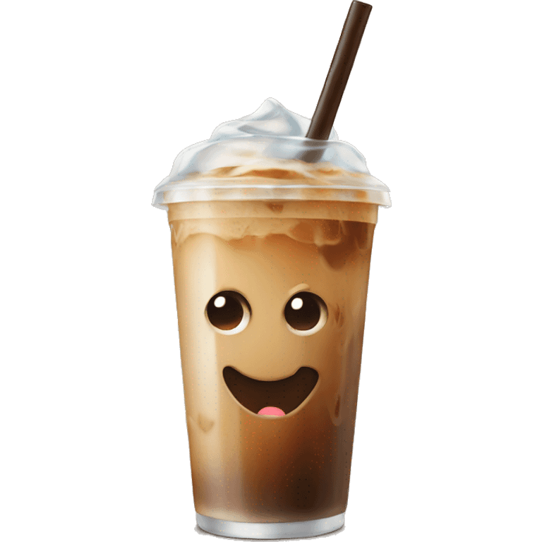 Iced coffee emoji