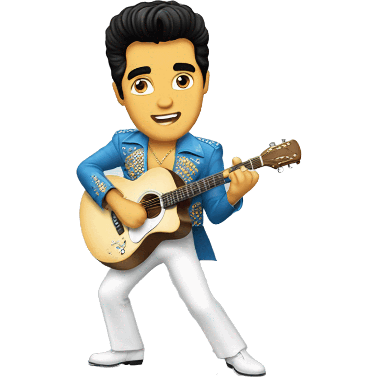 elvis performing emoji